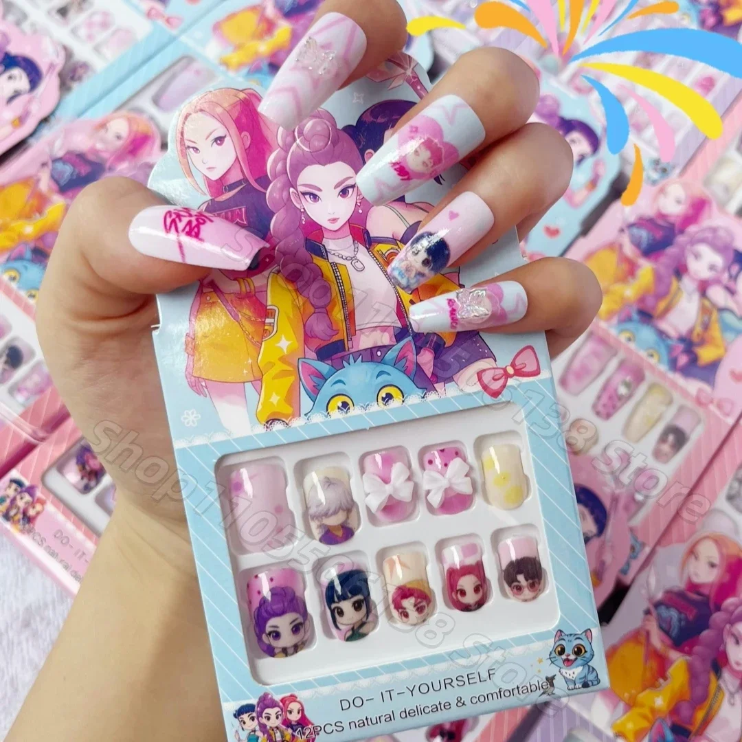 Matcha - 2026 Meisjesgroep Exquise Draagbare Nagelstickers met