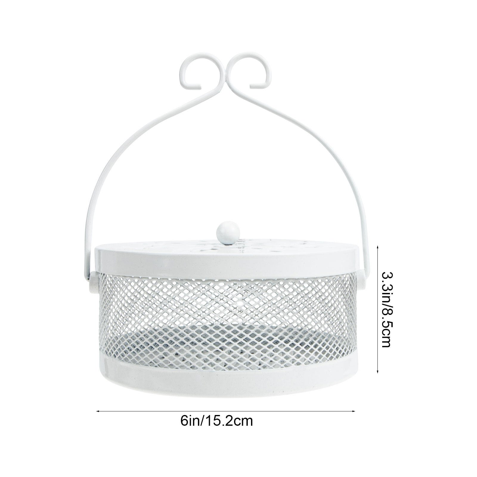 Doos van gesmeed wit metaal, g - Incense Holder recensie en prijs