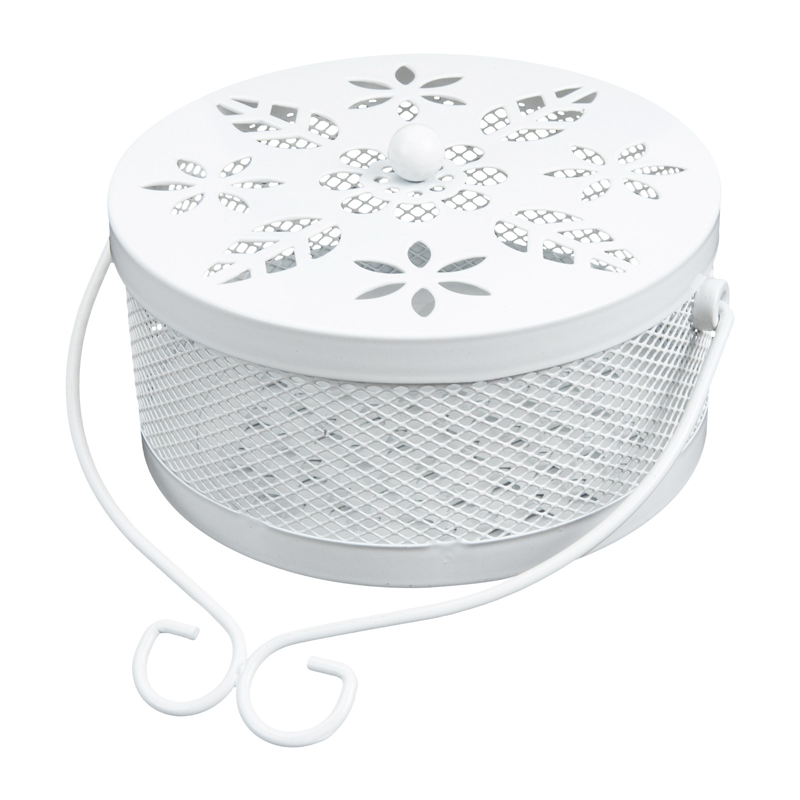 Doos van gesmeed wit metaal, g - Incense Holder recensie en prijs