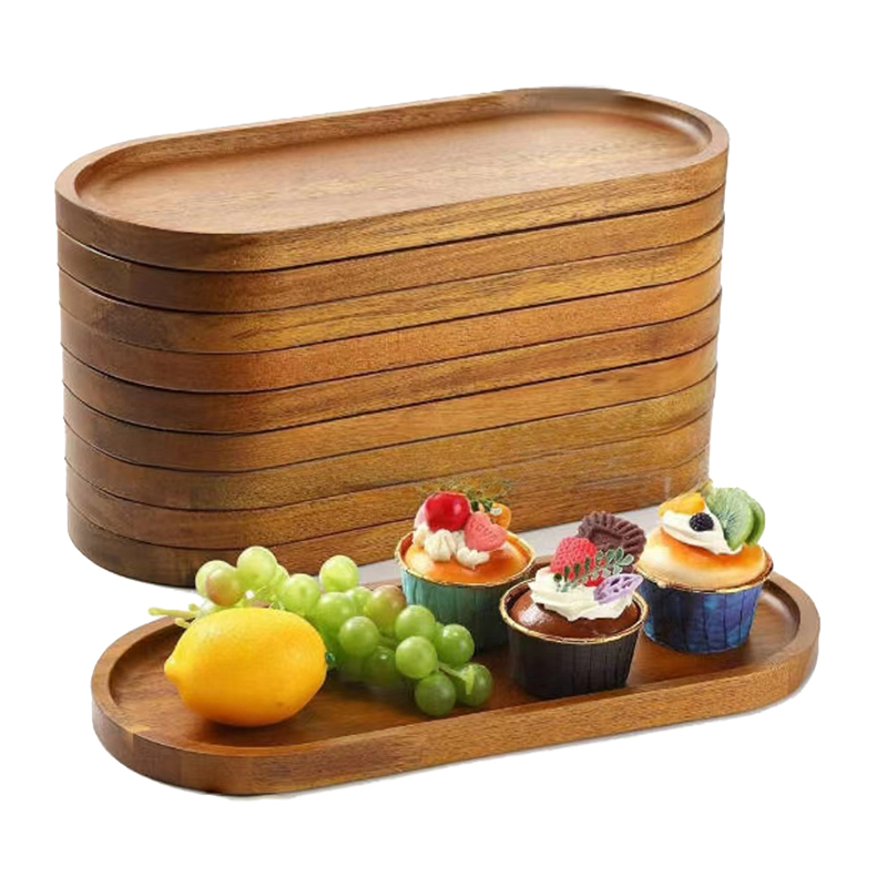 Serviesgoed Massief houten ron - Japanese Snacks recensie en prijs