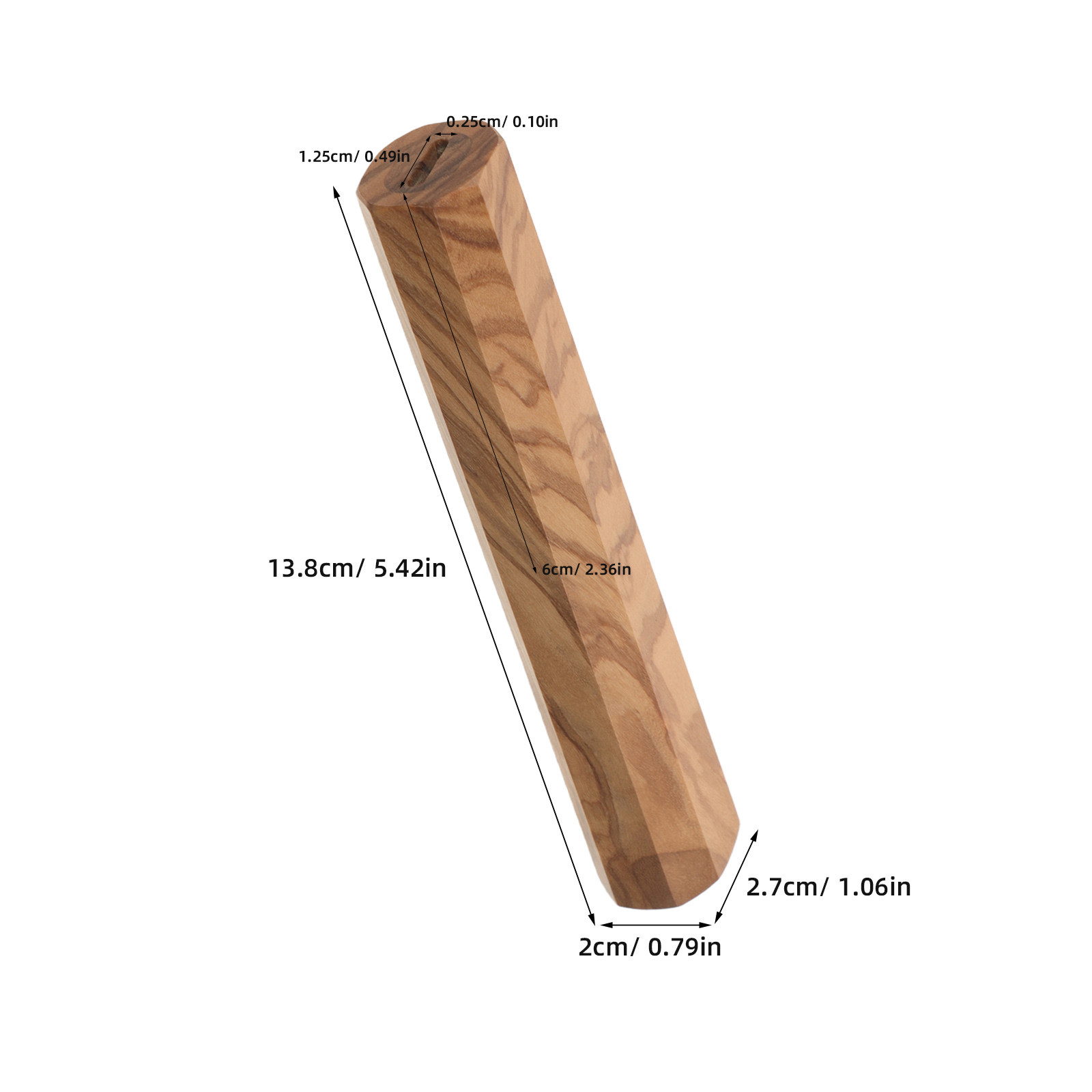 Achthoekige houten keukenmesse - Japanese Knife recensie en prijs